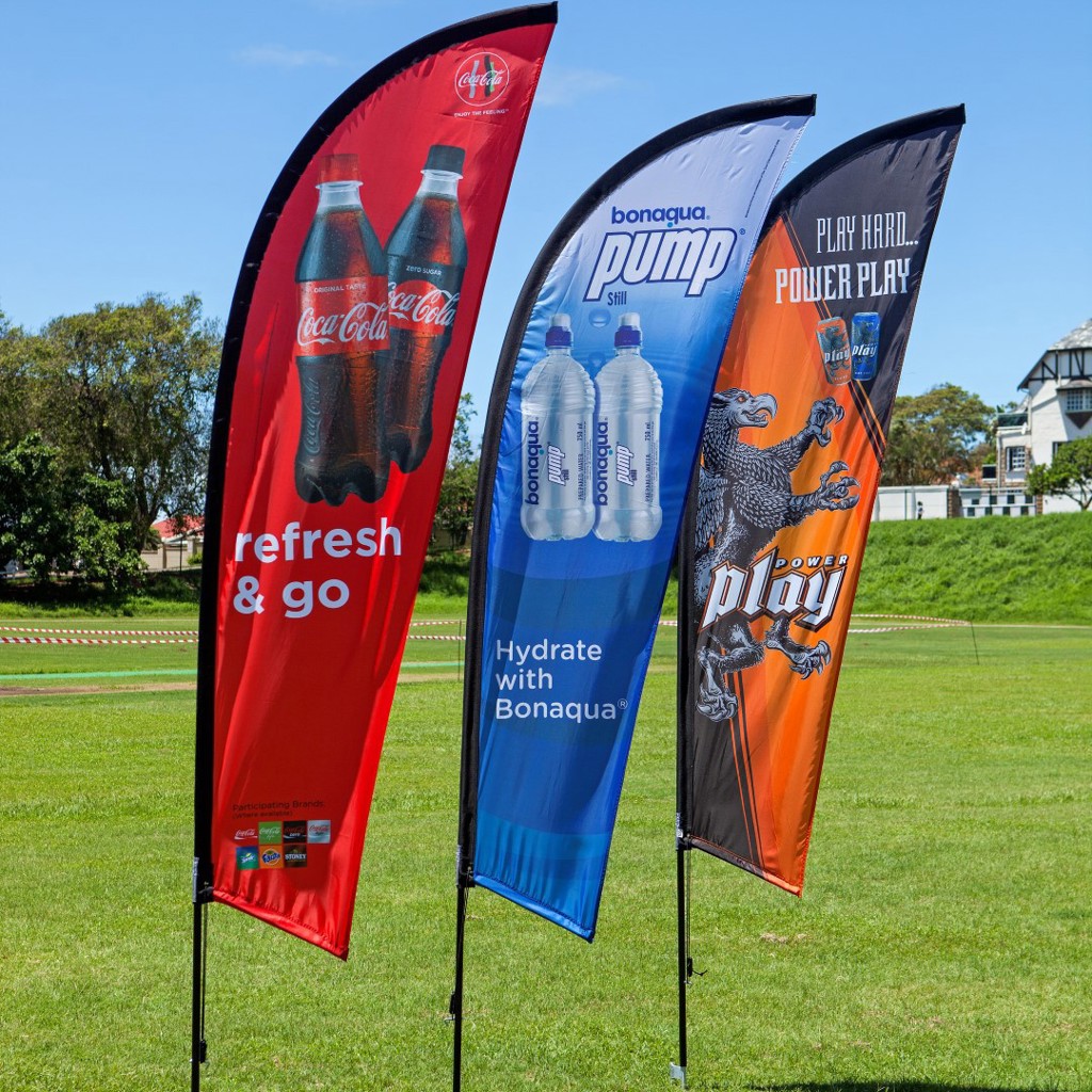 Telescopic flags and finn flags