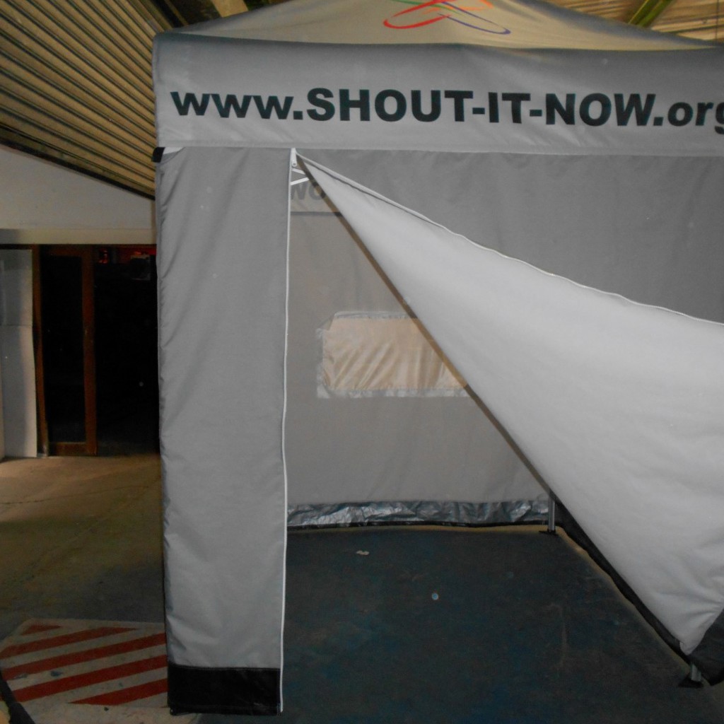 2m x 2m Alu Gazebo view 3
